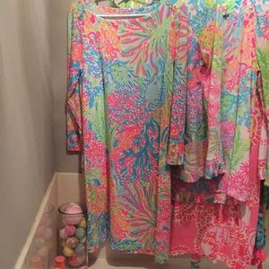 Lovers coral size medium Sophie dress euc